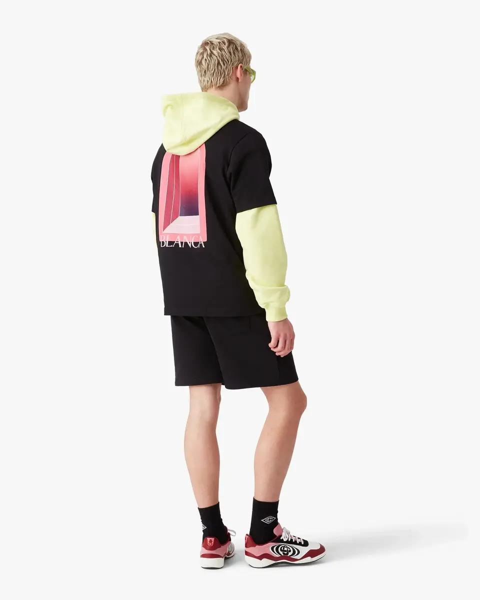 Casablanca Black L'Arche Sweatshorts | Thumbnail 3