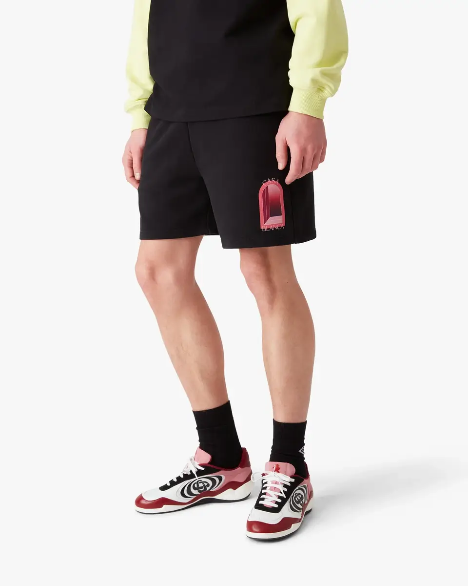 Casablanca Black L'Arche Sweatshorts | Thumbnail 4