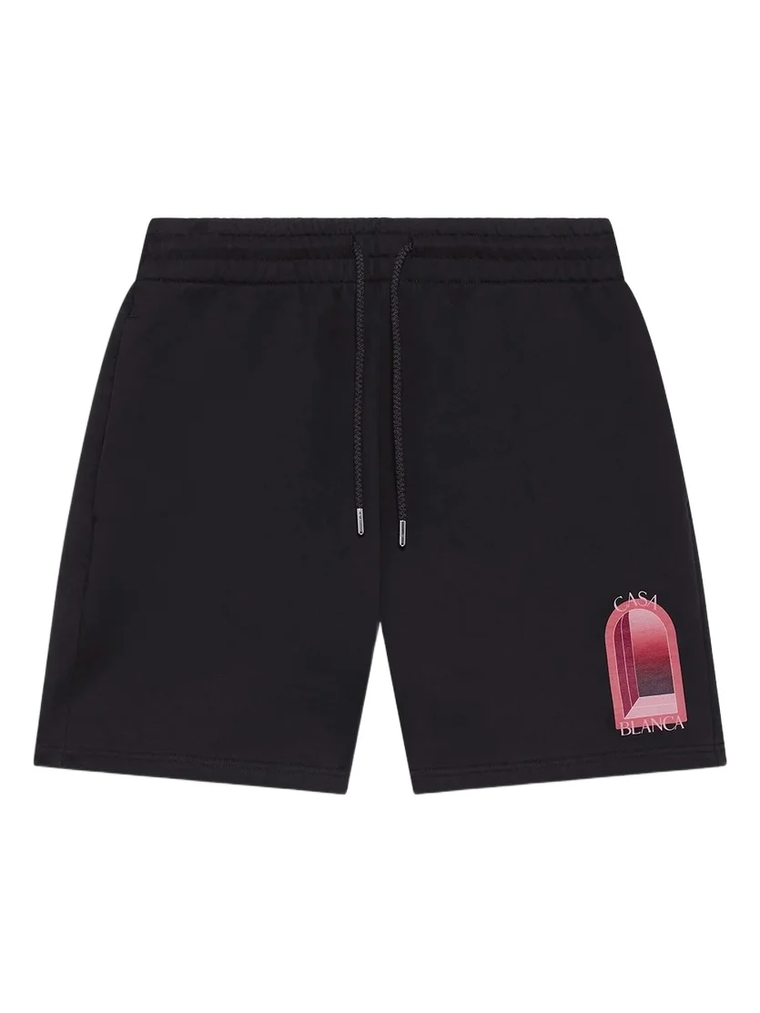 Casablanca Black L'Arche Sweatshorts