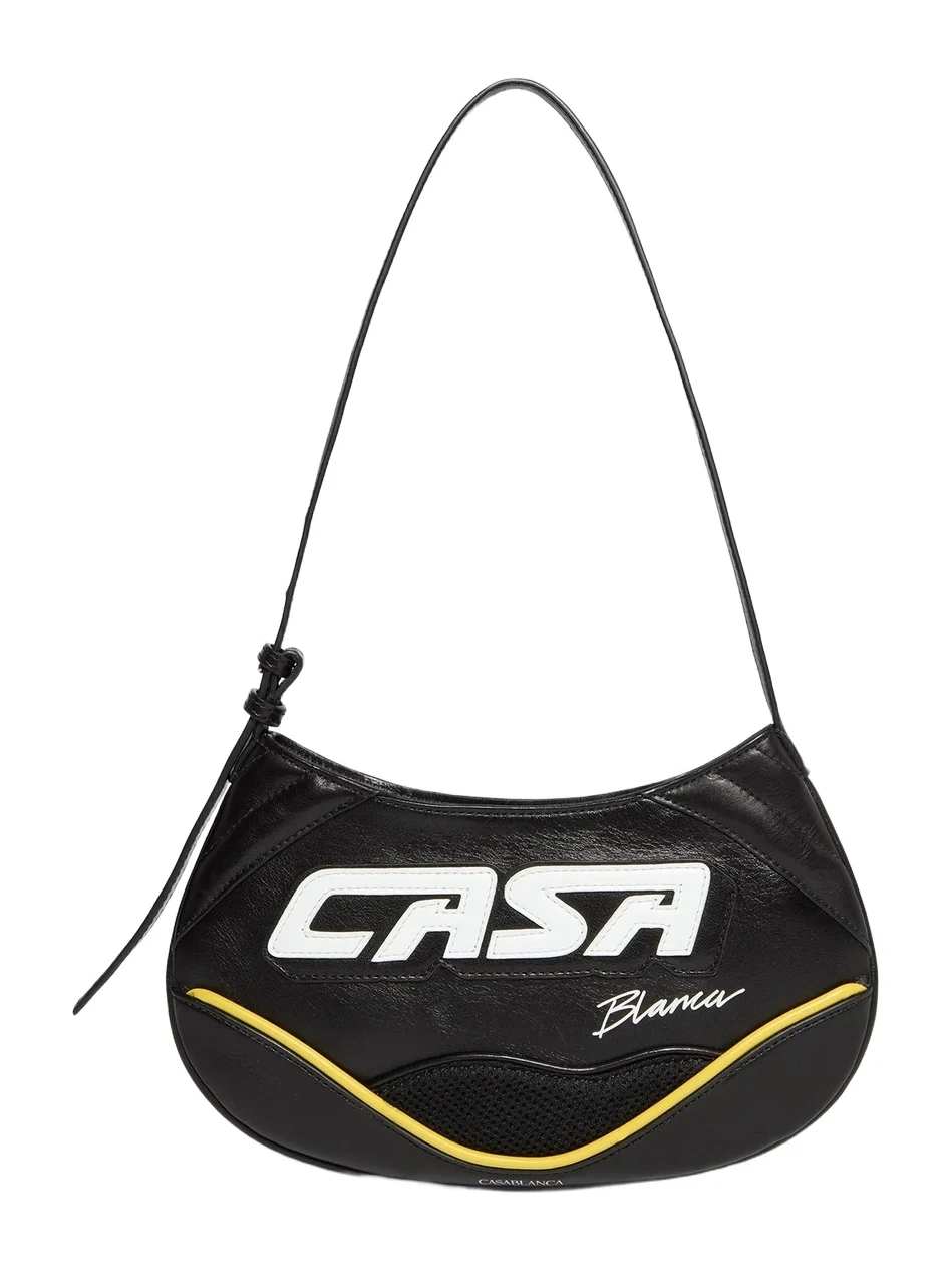 Black Slim Biker Bag