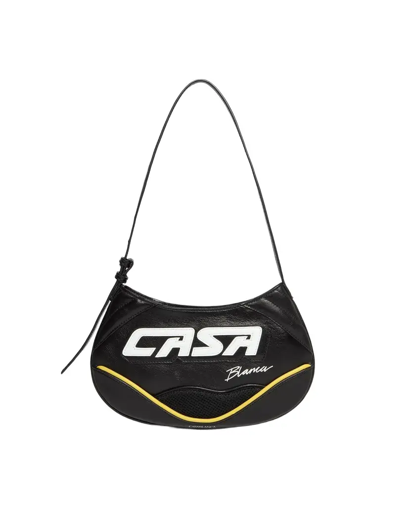 Casablanca Black Slim Biker Bag
