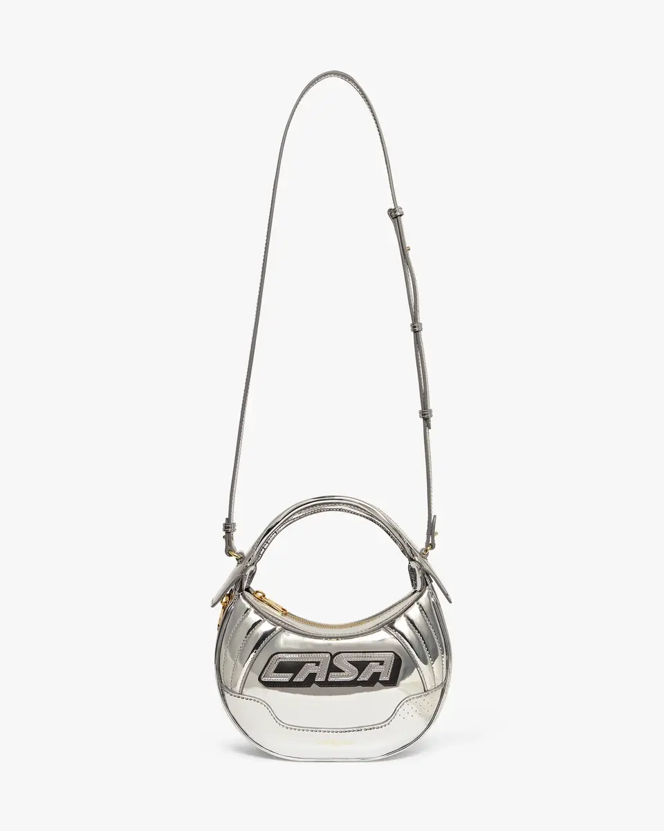 Casablanca Silver Biker Bag | Thumbnail 3 Casablanca Silver Biker Bag | Thumbnail 3