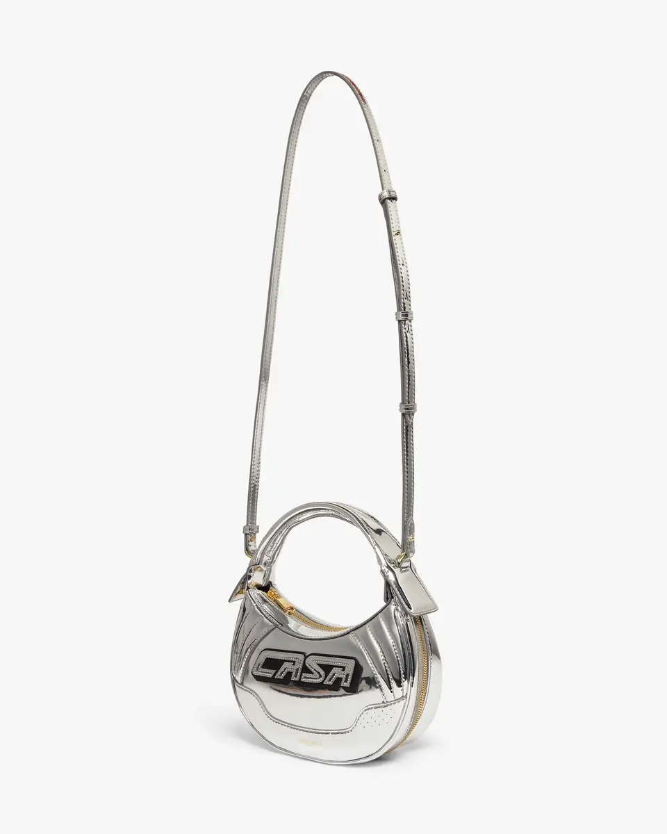 Casablanca Silver Biker Bag | Thumbnail 5 Casablanca Silver Biker Bag | Thumbnail 5