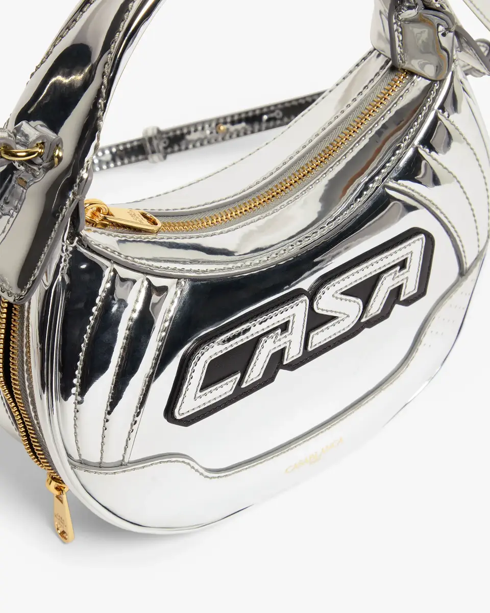 Casablanca Silver Biker Bag | Thumbnail 6 Casablanca Silver Biker Bag | Thumbnail 6