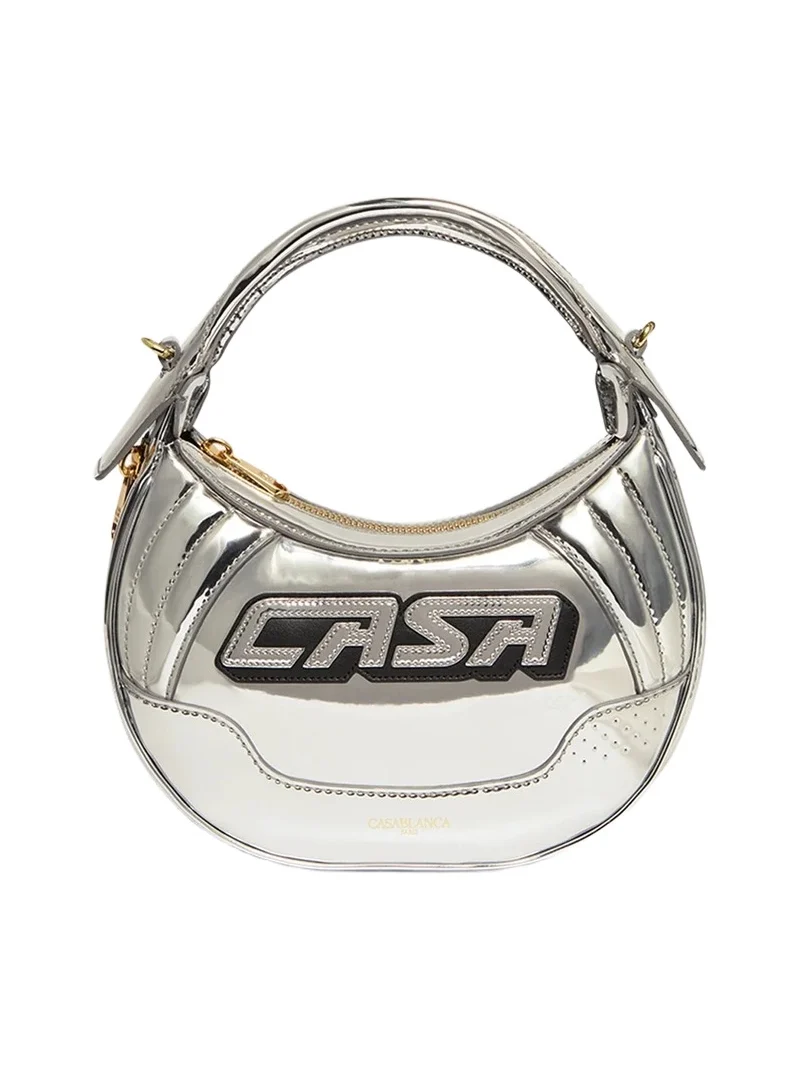 Casablanca Silver Biker Bag