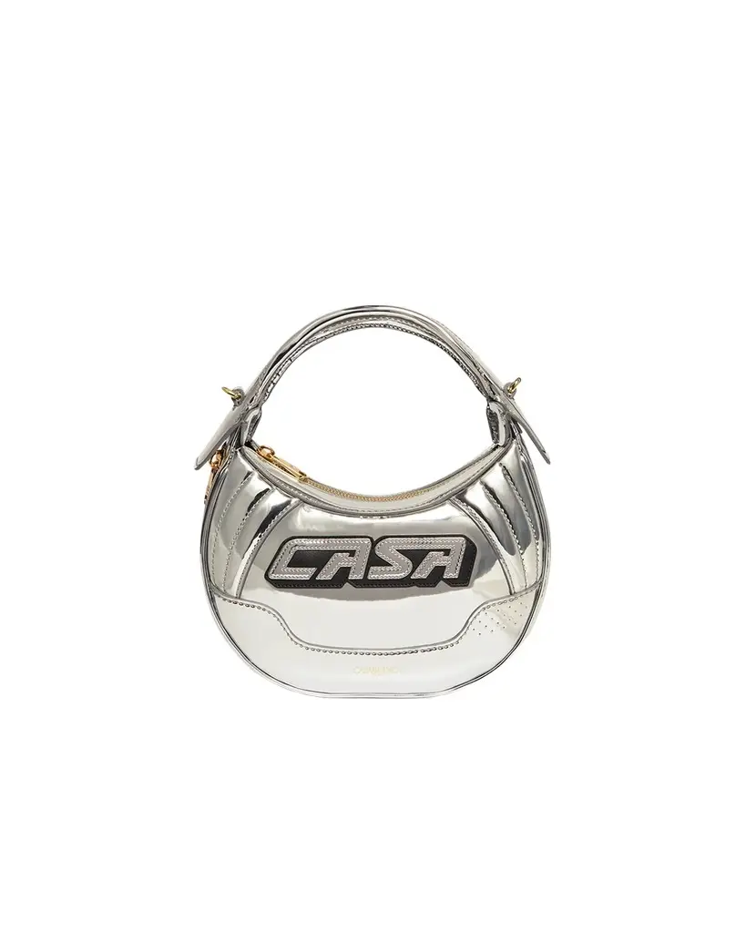 Casablanca Silver Biker Bag