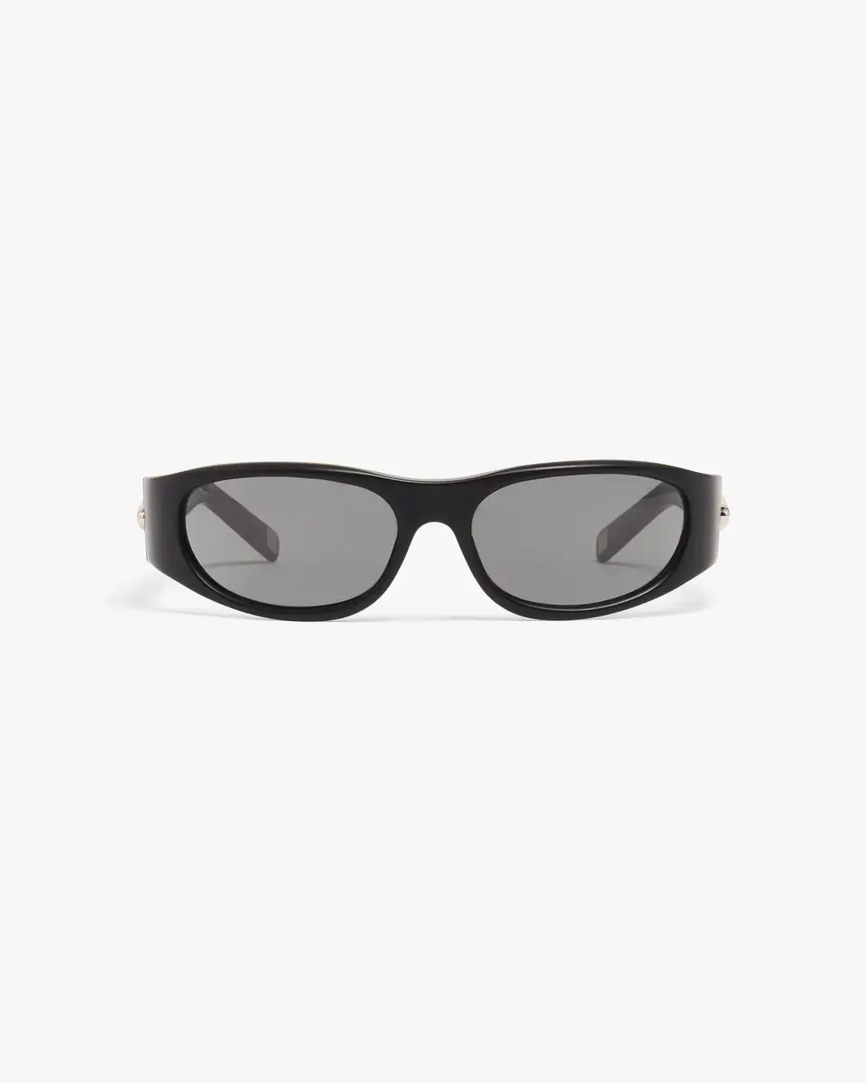 Casablanca Black Warped Sport Sunglasses | Thumbnail 3 Casablanca Black Warped Sport Sunglasses | Thumbnail 3