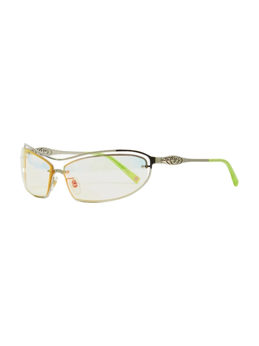 Casablanca Lime Spiral Sunglasses