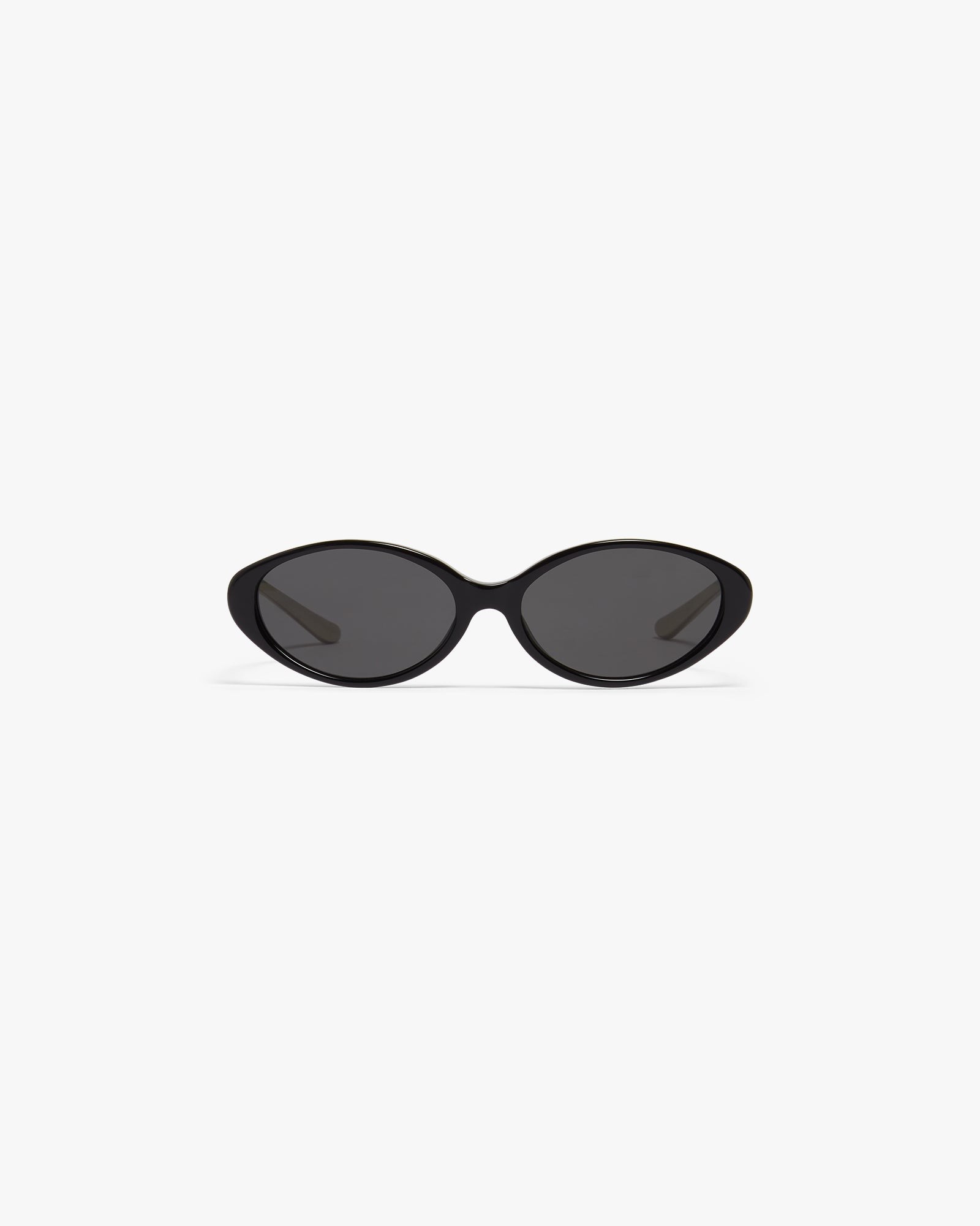 Casablanca Black Oval Curve Sunglasses | Thumbnail 3