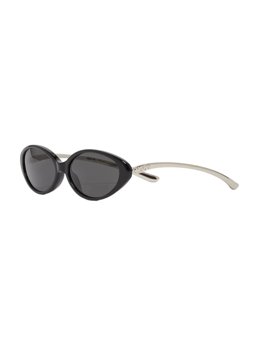 Black Oval Curve Sunglasses Black Oval Curve Sunglasses