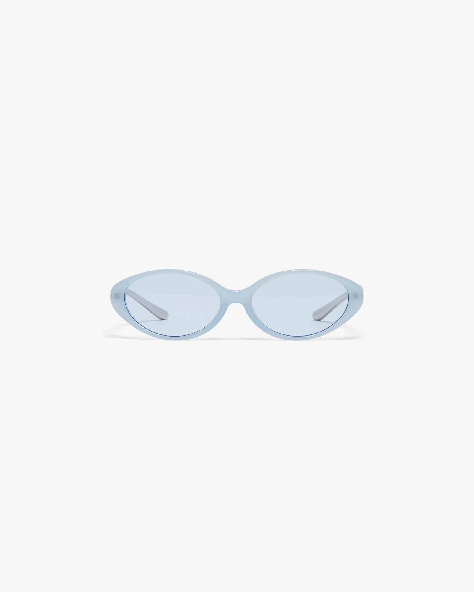 Casablanca Blue Oval Curve Sunglasses | Thumbnail 2 Casablanca Blue Oval Curve Sunglasses | Thumbnail 2
