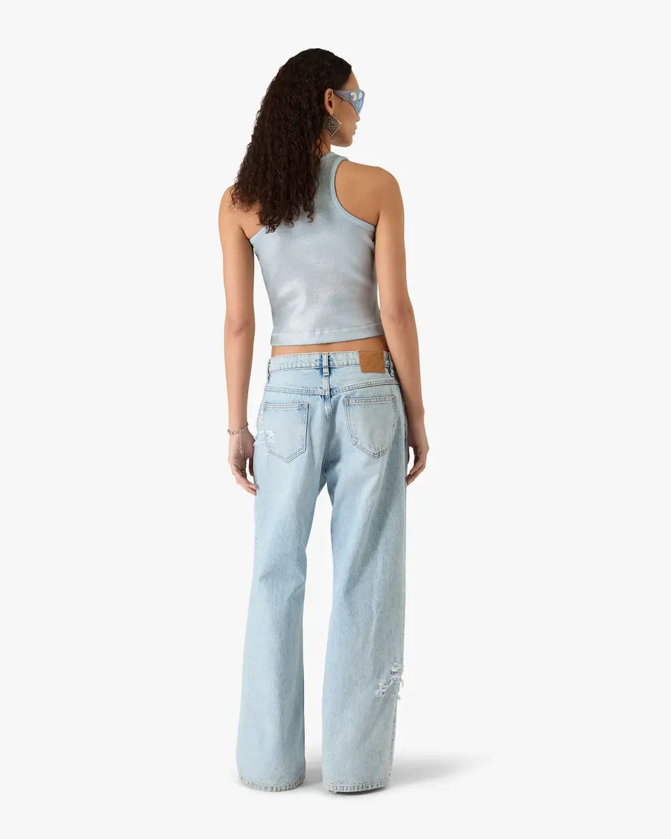 Casablanca Light Wash Graffiti Denim Jeans | Thumbnail 3 Casablanca Light Wash Graffiti Denim Jeans | Thumbnail 3
