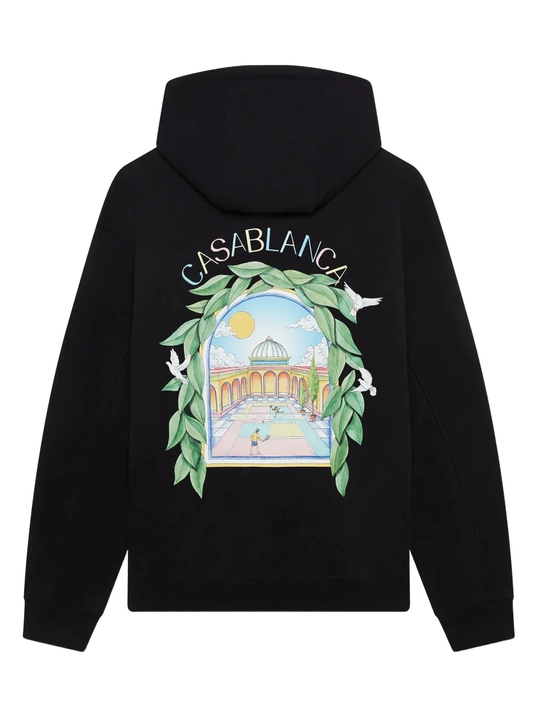 Casablanca Black L'Arche Hooded Sweatshirt