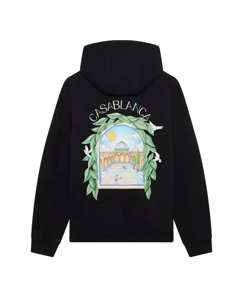 Casablanca Black L'Arche Hooded Sweatshirt
