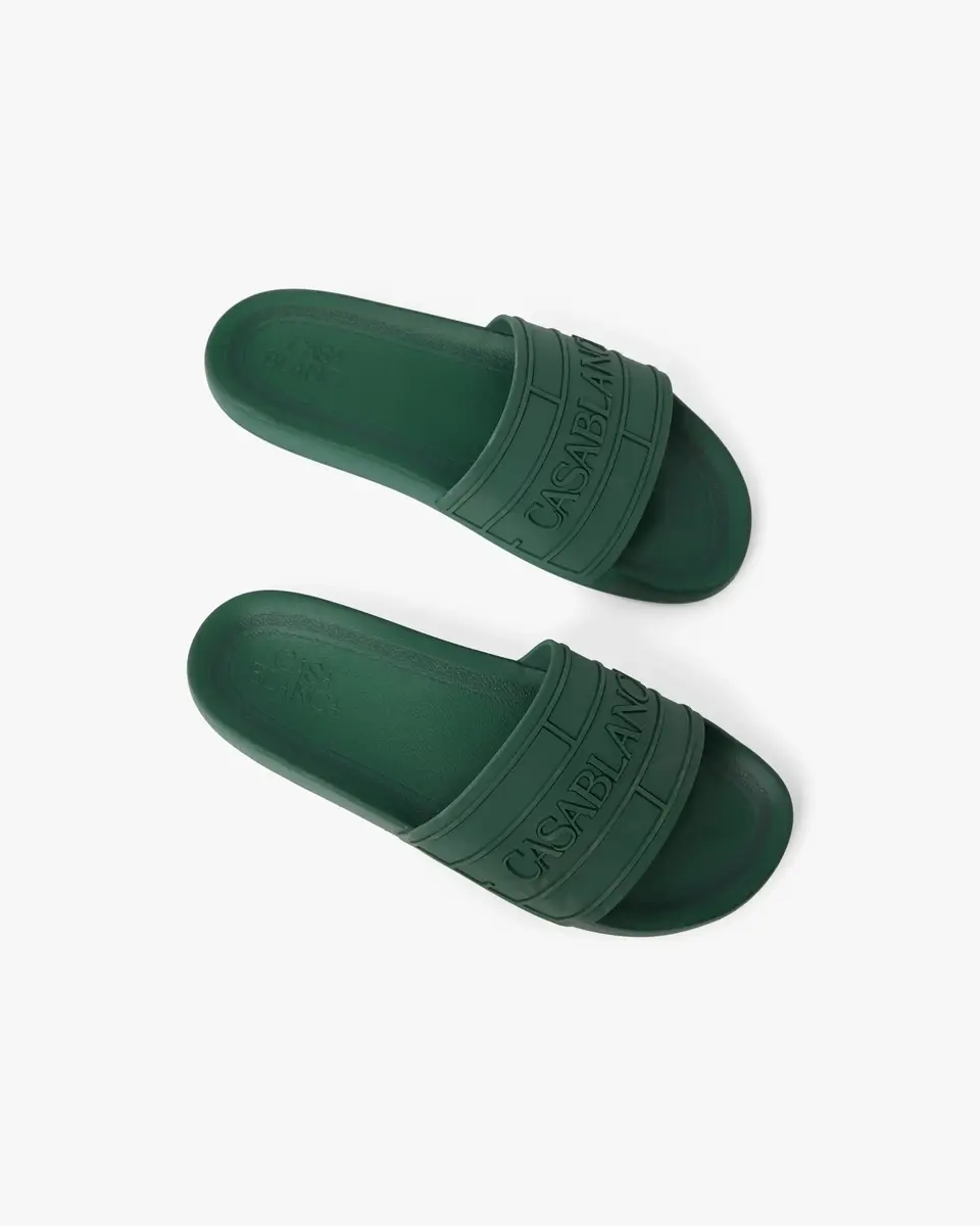 Casablanca Green Logo Pool Slides | Thumbnail 3 Casablanca Green Logo Pool Slides | Thumbnail 3