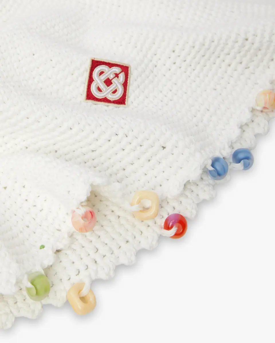 Casablanca White Beaded Crochet Hat | Thumbnail 3 Casablanca White Beaded Crochet Hat | Thumbnail 3
