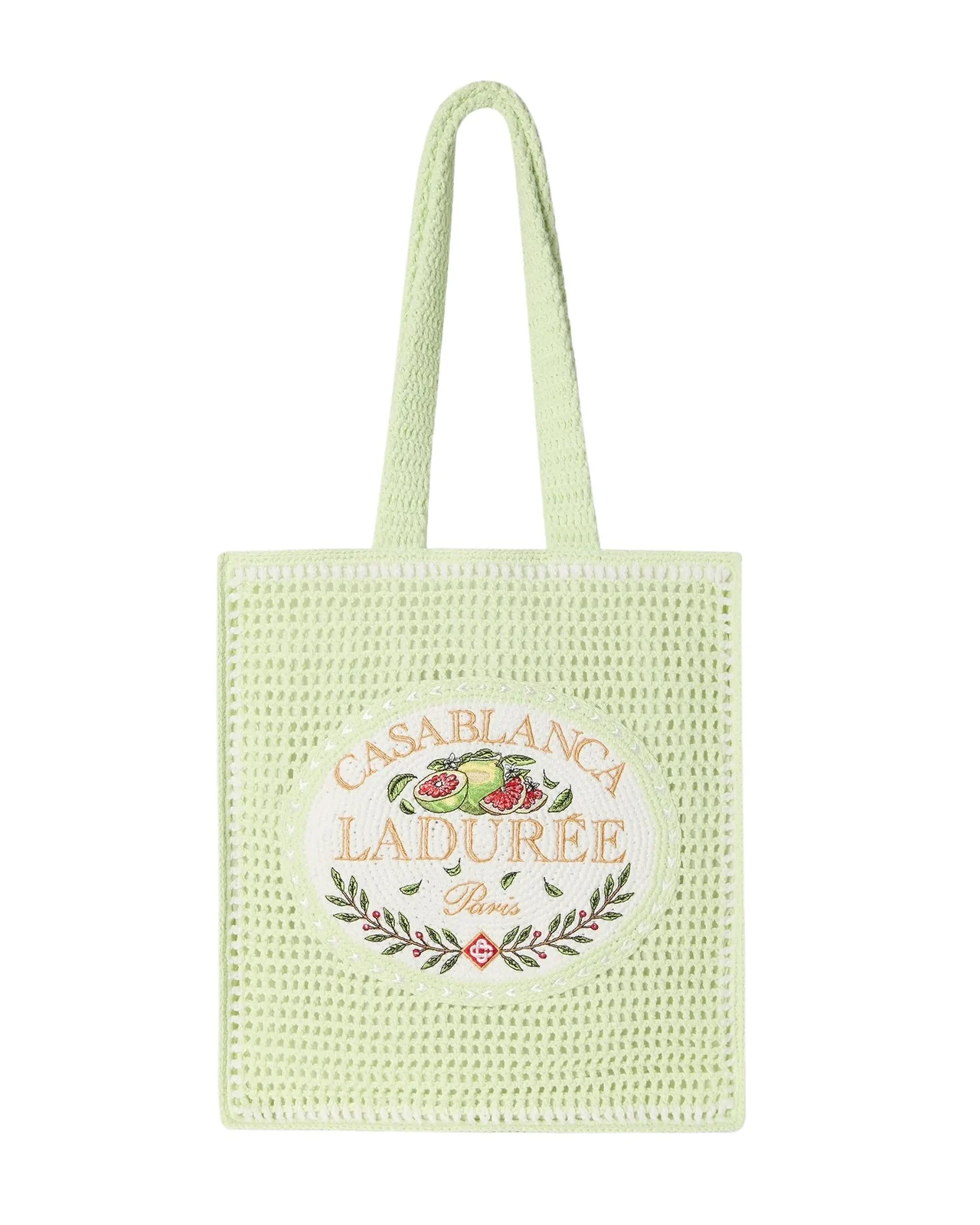 Casablanca Mint Laduree x Casablanca Crochet Bag