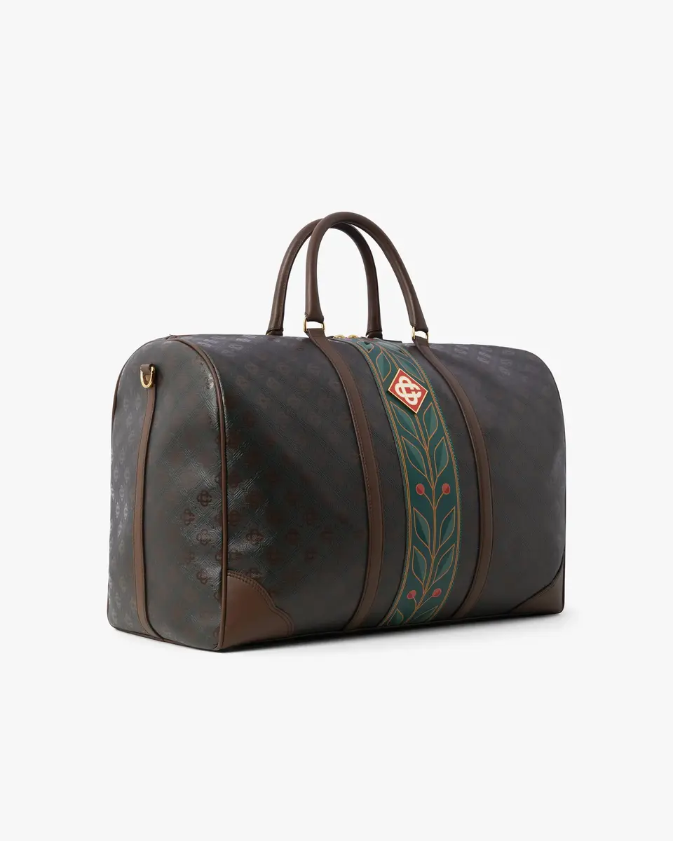 Casablanca Dark Brown Monogram Weekender Bag | Thumbnail 3 Casablanca Dark Brown Monogram Weekender Bag | Thumbnail 3