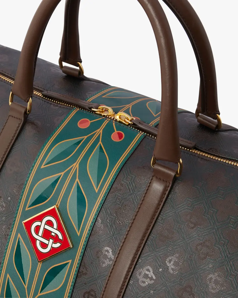 Casablanca Dark Brown Monogram Weekender Bag | Thumbnail 5 Casablanca Dark Brown Monogram Weekender Bag | Thumbnail 5