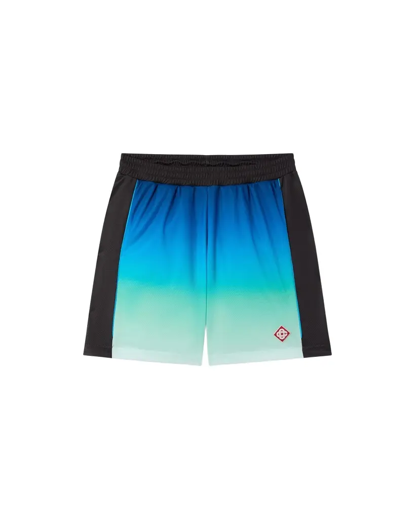 Casablanca Blue & Green Gradient Football Shorts