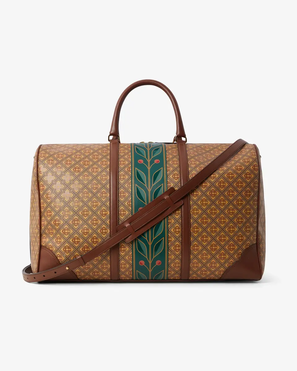 Casablanca Beige Monogram Weekender Bag | Thumbnail 6