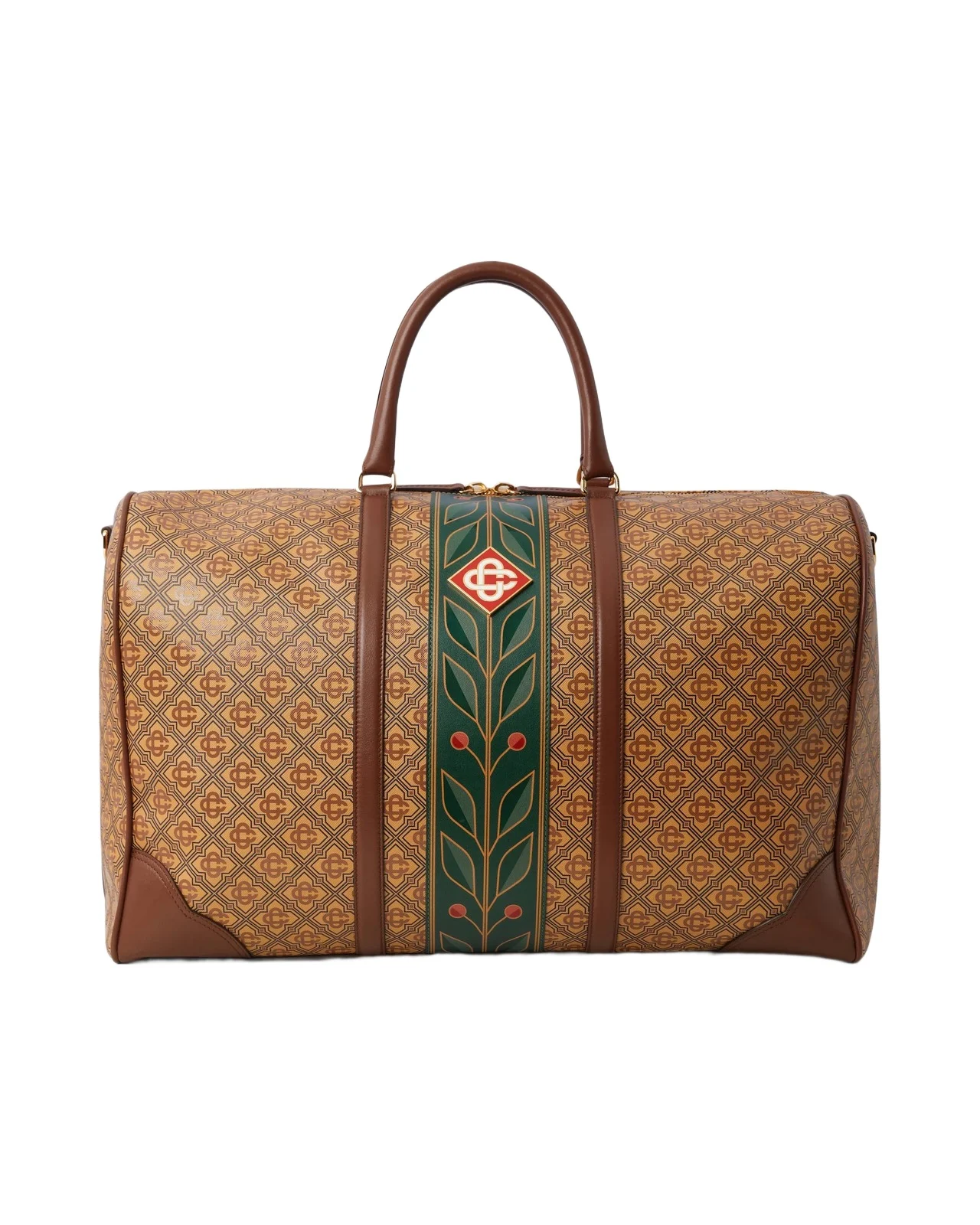 Casablanca Beige Monogram Weekender Bag