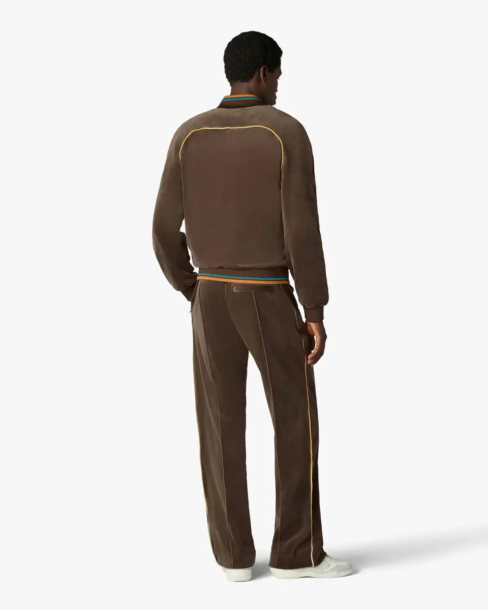 Casablanca Dark Brown Velour Track Pants | Thumbnail 3 Casablanca Dark Brown Velour Track Pants | Thumbnail 3