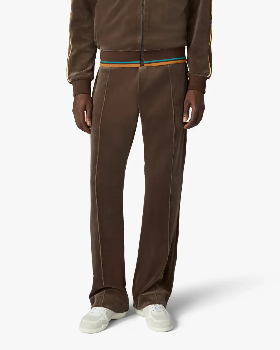 Casablanca Dark Brown Velour Track Pants | Thumbnail 4 Casablanca Dark Brown Velour Track Pants | Thumbnail 4