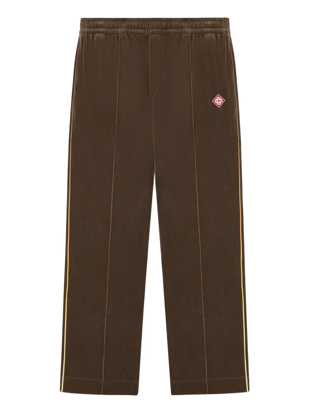 Casablanca Dark Brown Velour Track Pants