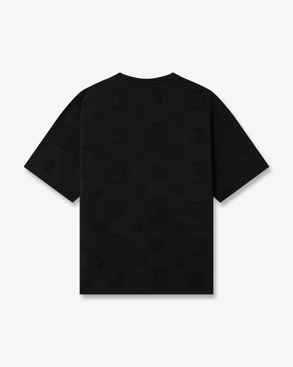 Casablanca Black Applique Monogram Oversized Short Sleeve T-Shirt | Thumbnail 6 Casablanca Black Applique Monogram Oversized Short Sleeve T-Shirt | Thumbnail 6