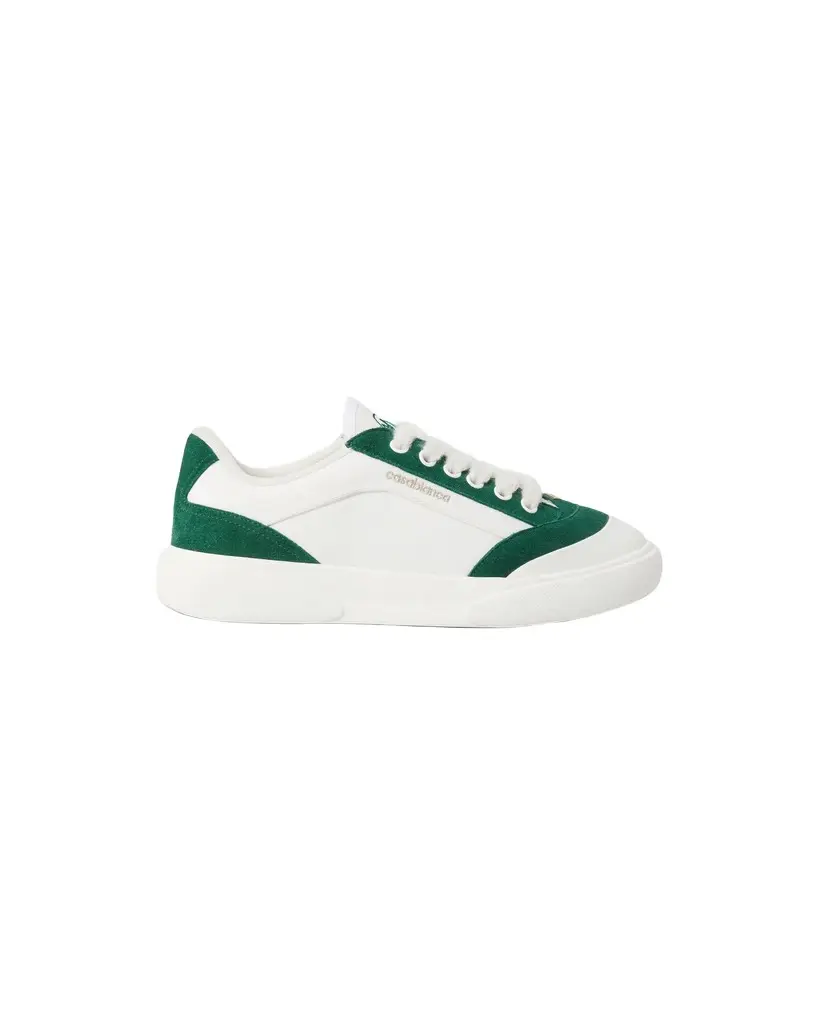 White & Green Del Mar Sneaker White & Green Del Mar Sneaker