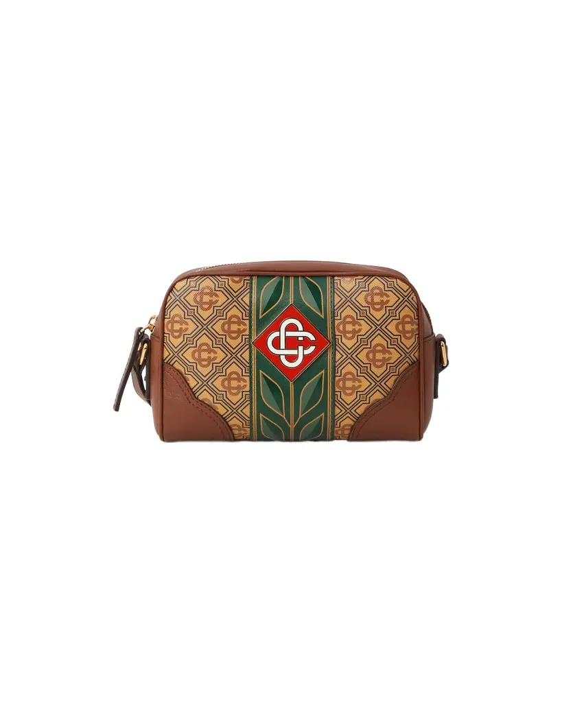 Casablanca Beige Monogram Crossbody Bag