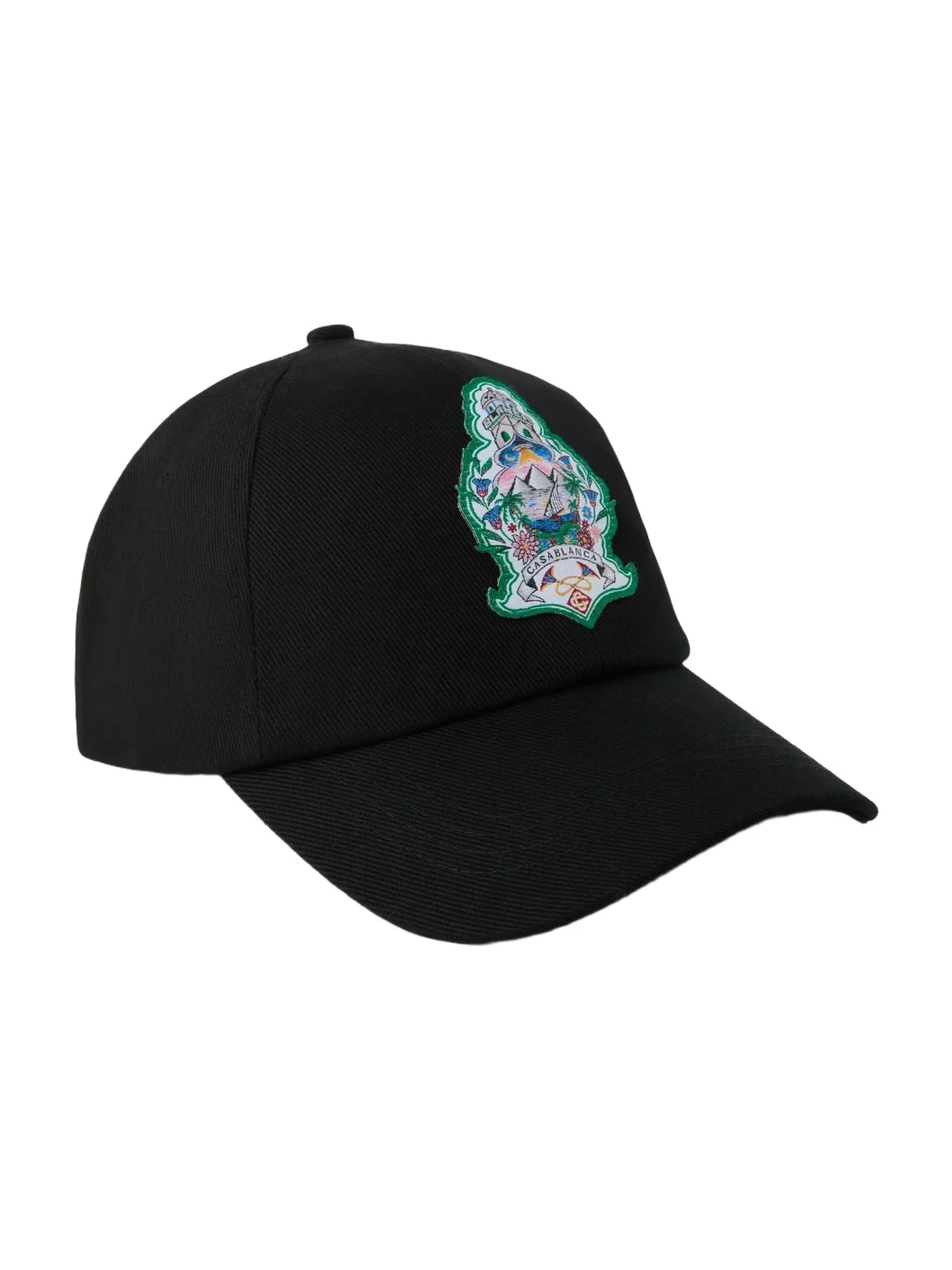 Casablanca Black Hotel Emblem Cap