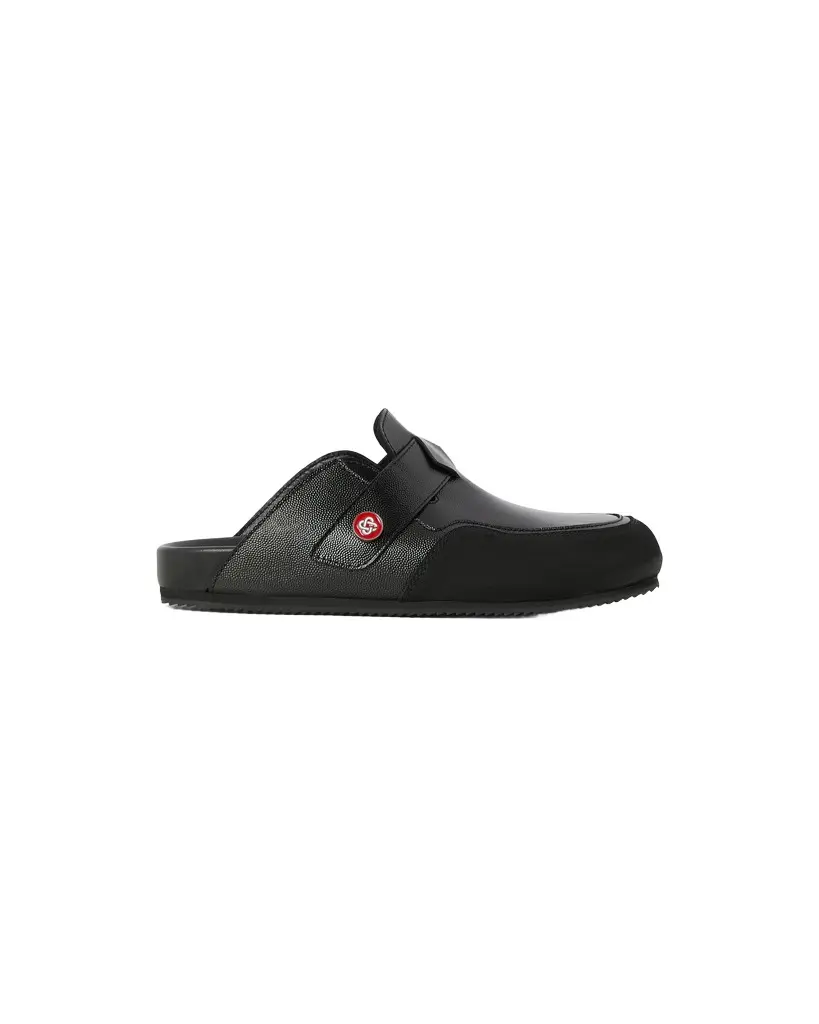 Casablanca Black Outdoor Mule