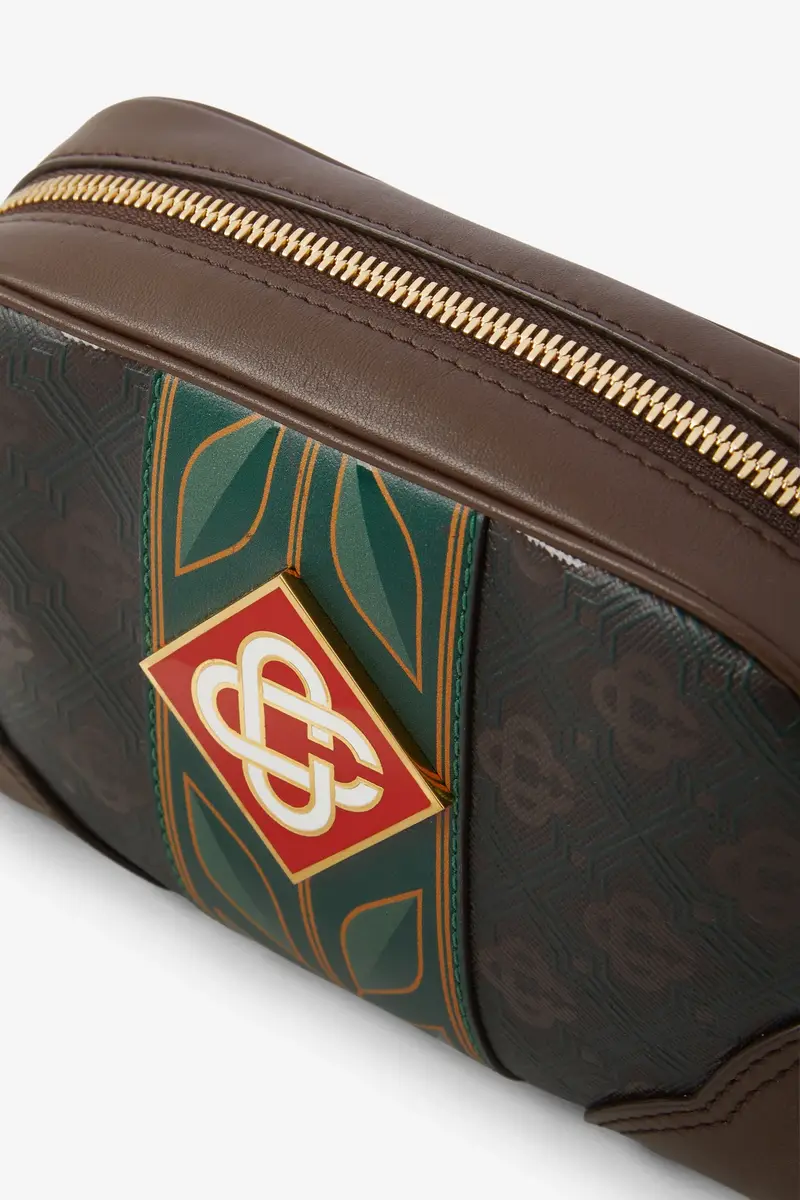 Casablanca Dark Brown Monogram Crossbody Bag | Thumbnail 5 Casablanca Dark Brown Monogram Crossbody Bag | Thumbnail 5