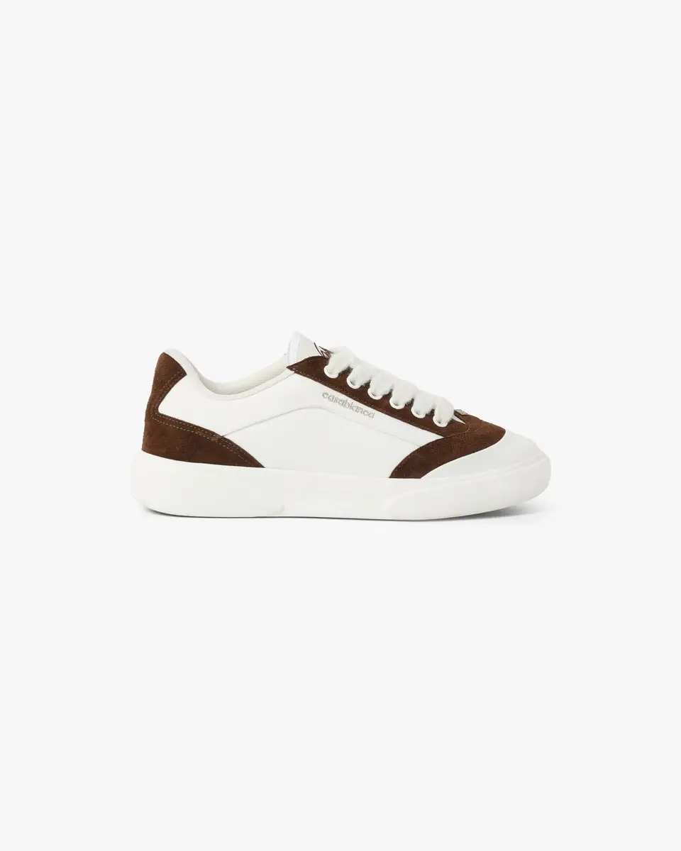 Casablanca White & Brown Del Mar Sneaker | Thumbnail 5 Casablanca White & Brown Del Mar Sneaker | Thumbnail 5