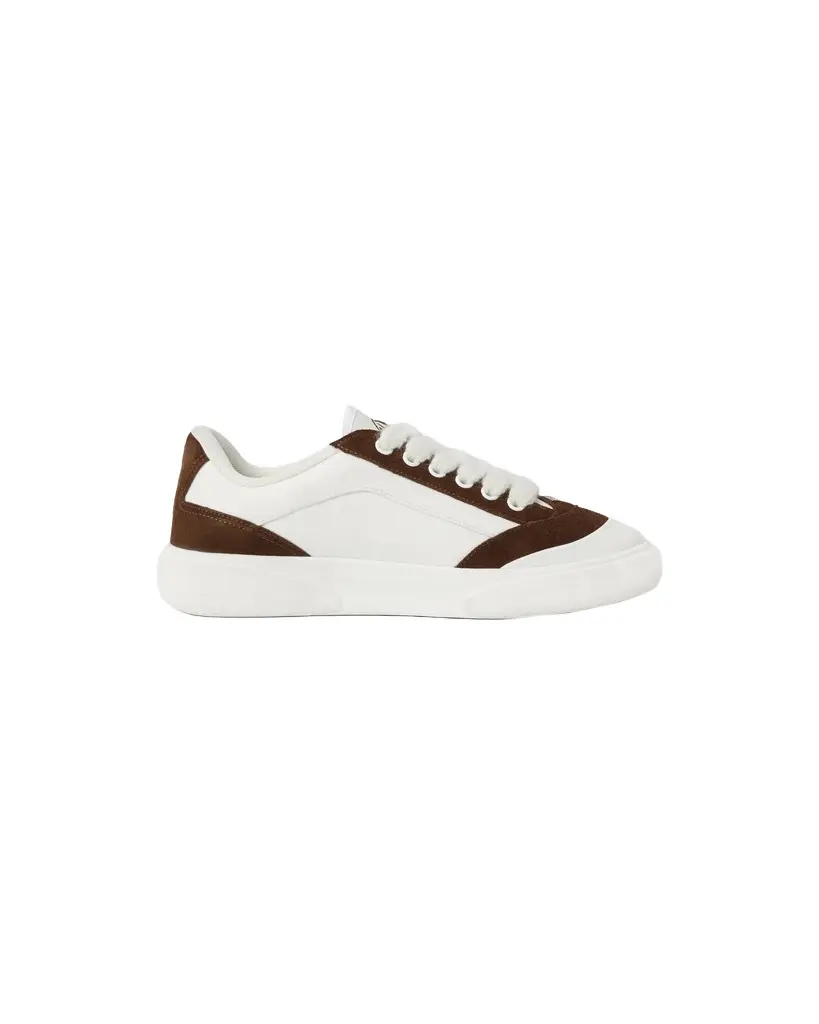 Casablanca White & Brown Del Mar Sneaker