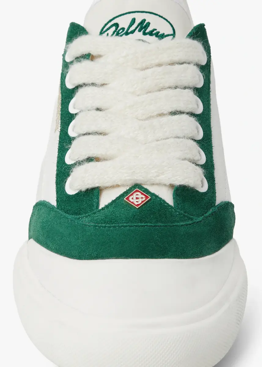 Casablanca White & Green Del Mar Sneaker | Thumbnail 4 Casablanca White & Green Del Mar Sneaker | Thumbnail 4