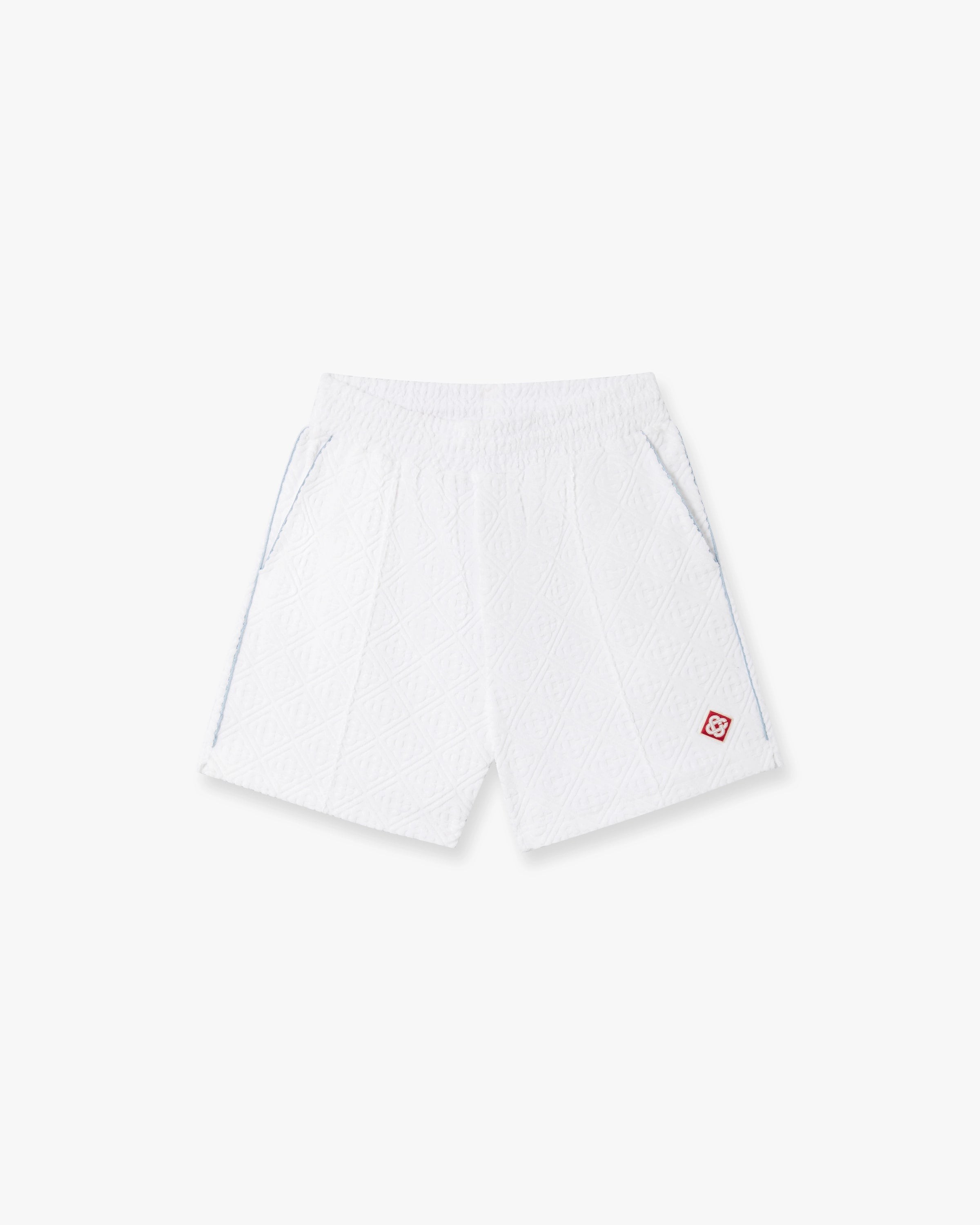 Casablanca White Towelling Shorts