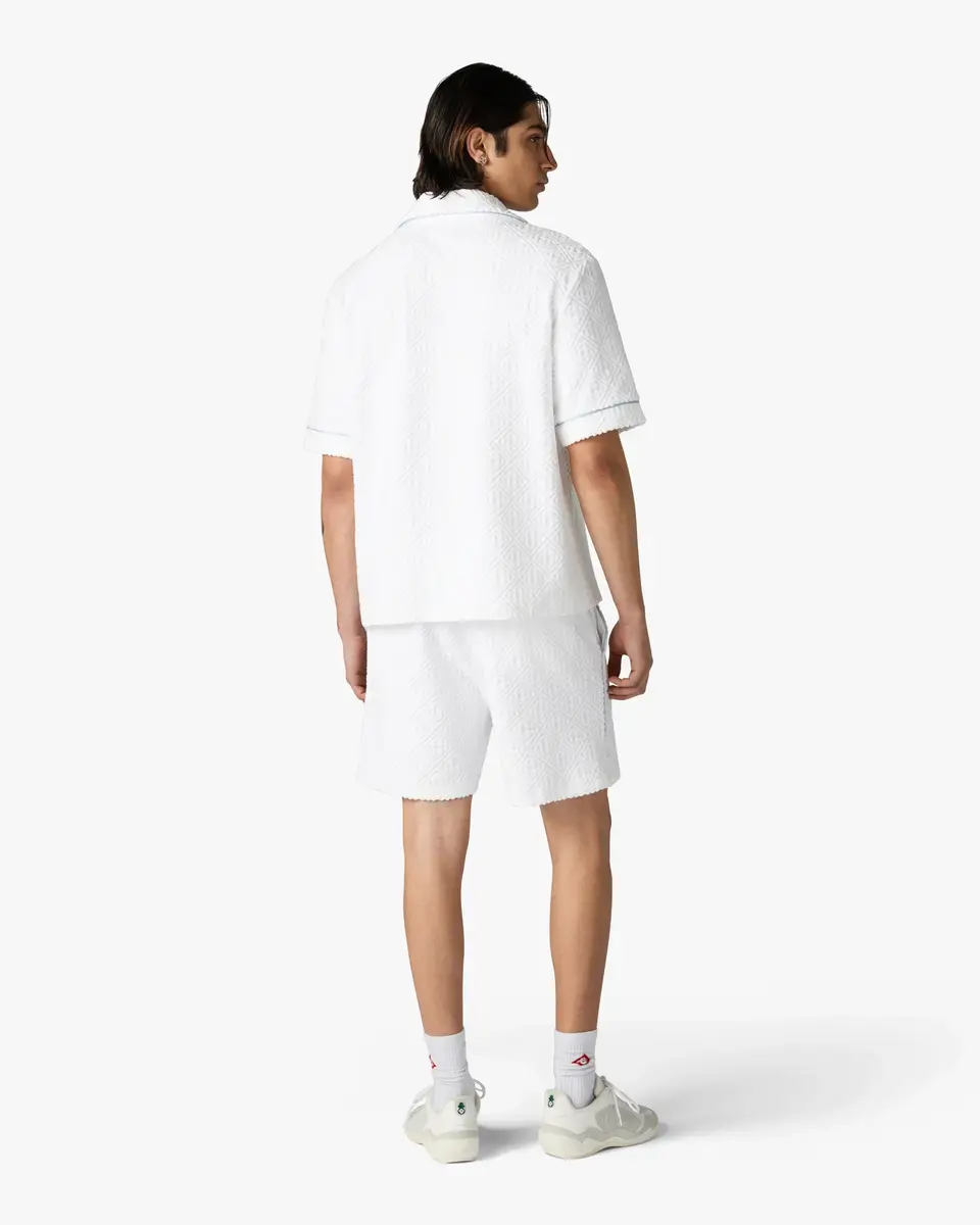 Casablanca White Towelling Shorts | Thumbnail 3 Casablanca White Towelling Shorts | Thumbnail 3