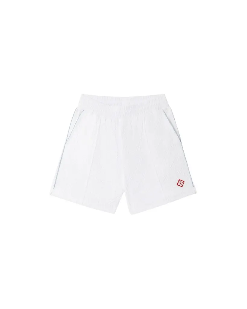 White Towelling Shorts