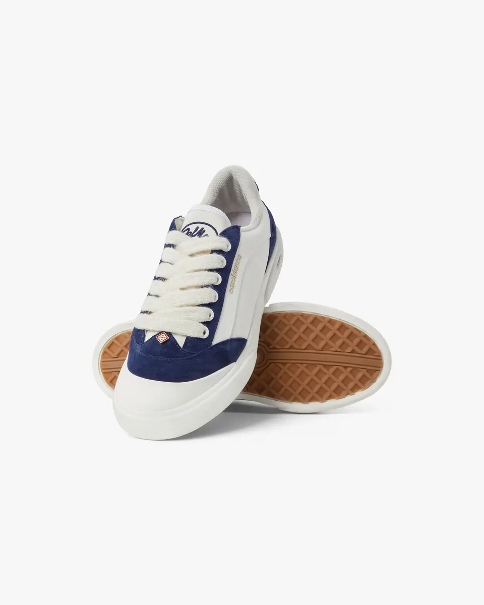 Casablanca White & Navy Del Mar Sneaker | Thumbnail 3 Casablanca White & Navy Del Mar Sneaker | Thumbnail 3