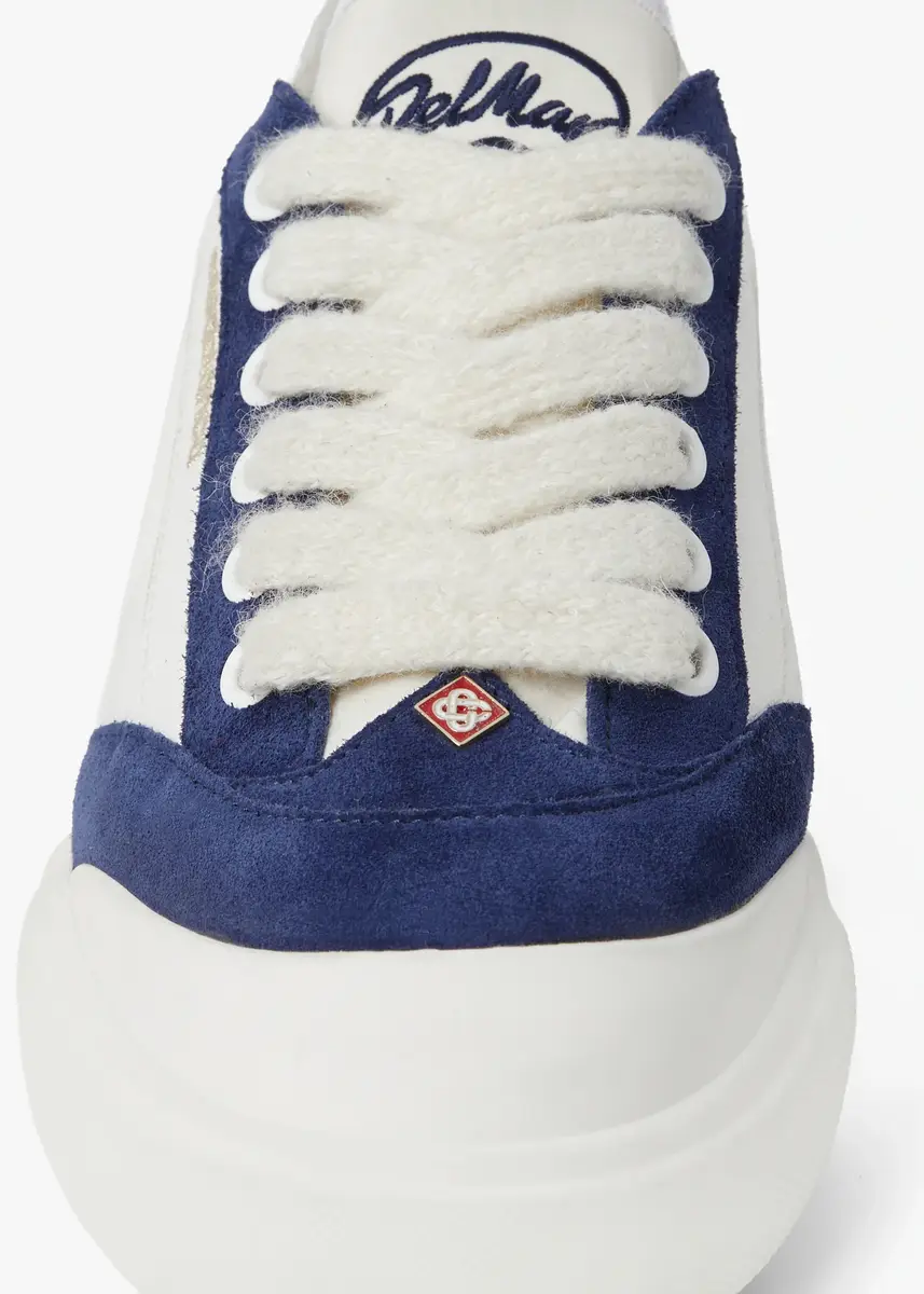 Casablanca White & Navy Del Mar Sneaker | Thumbnail 4 Casablanca White & Navy Del Mar Sneaker | Thumbnail 4