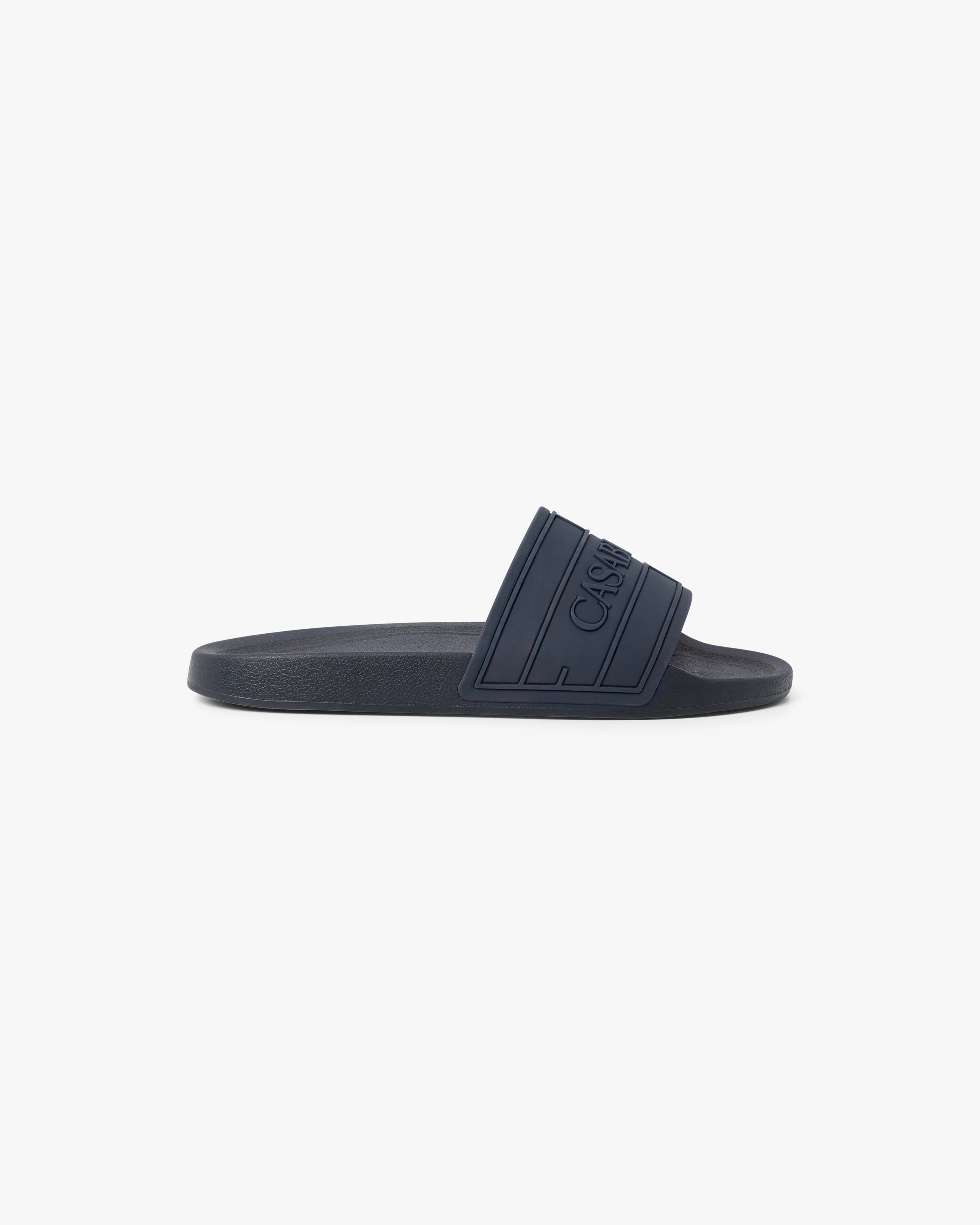 Blue Logo Pool Slides Blue Logo Pool Slides