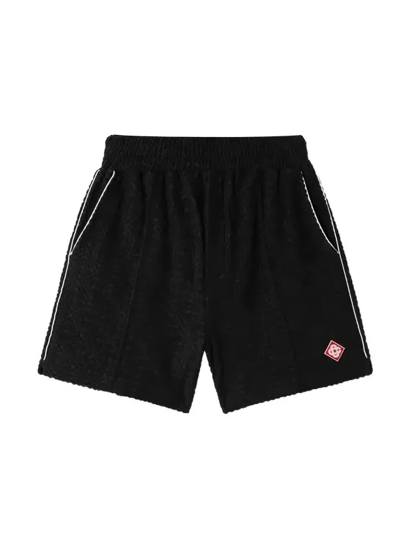 Black Towelling Shorts Black Towelling Shorts