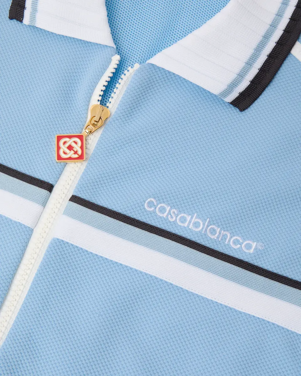 Casablanca Pale Blue Pique Track Jacket | Thumbnail 7 Casablanca Pale Blue Pique Track Jacket | Thumbnail 7