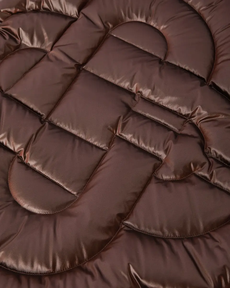 Casablanca Dark Brown Quilted Down Puffer Vest | Thumbnail 7 Casablanca Dark Brown Quilted Down Puffer Vest | Thumbnail 7
