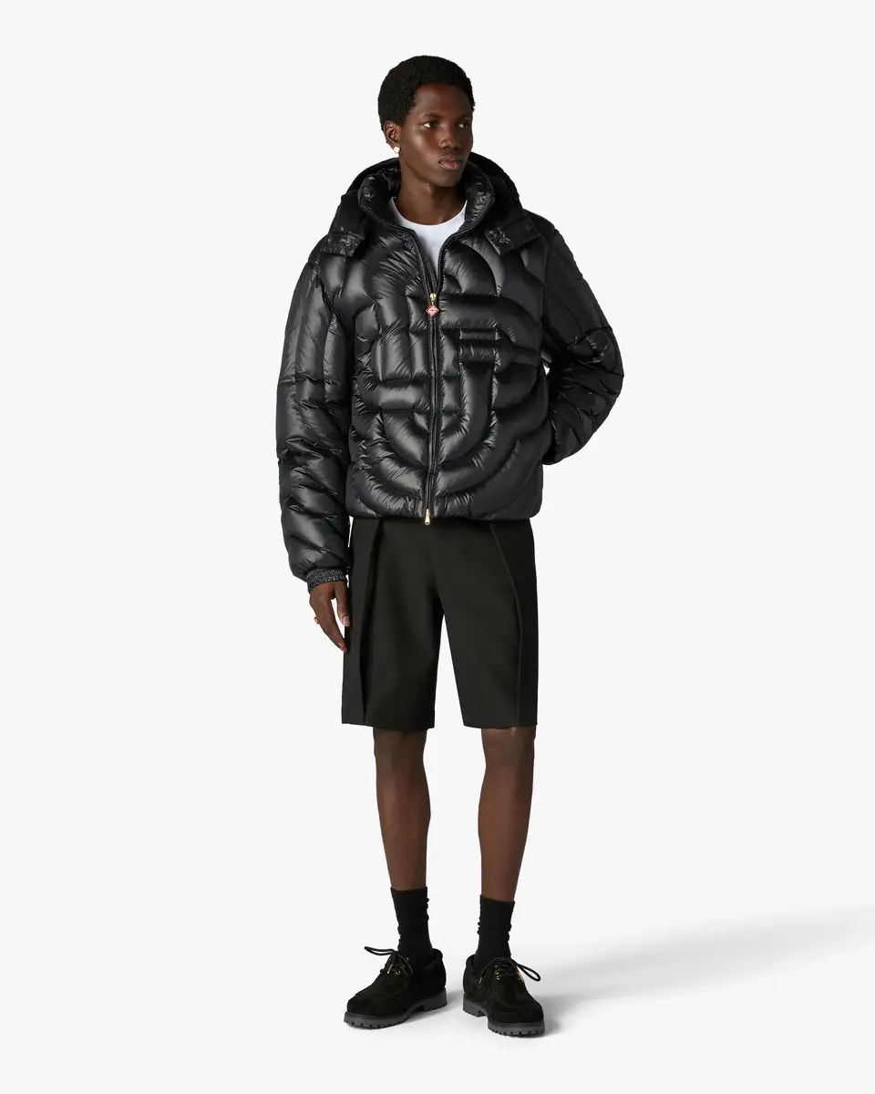 Casablanca Black Quilted Down Puffer Jacket | Thumbnail 2 Casablanca Black Quilted Down Puffer Jacket | Thumbnail 2