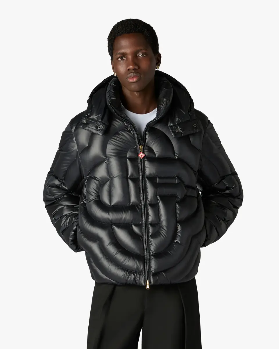 Casablanca Black Quilted Down Puffer Jacket | Thumbnail 4 Casablanca Black Quilted Down Puffer Jacket | Thumbnail 4
