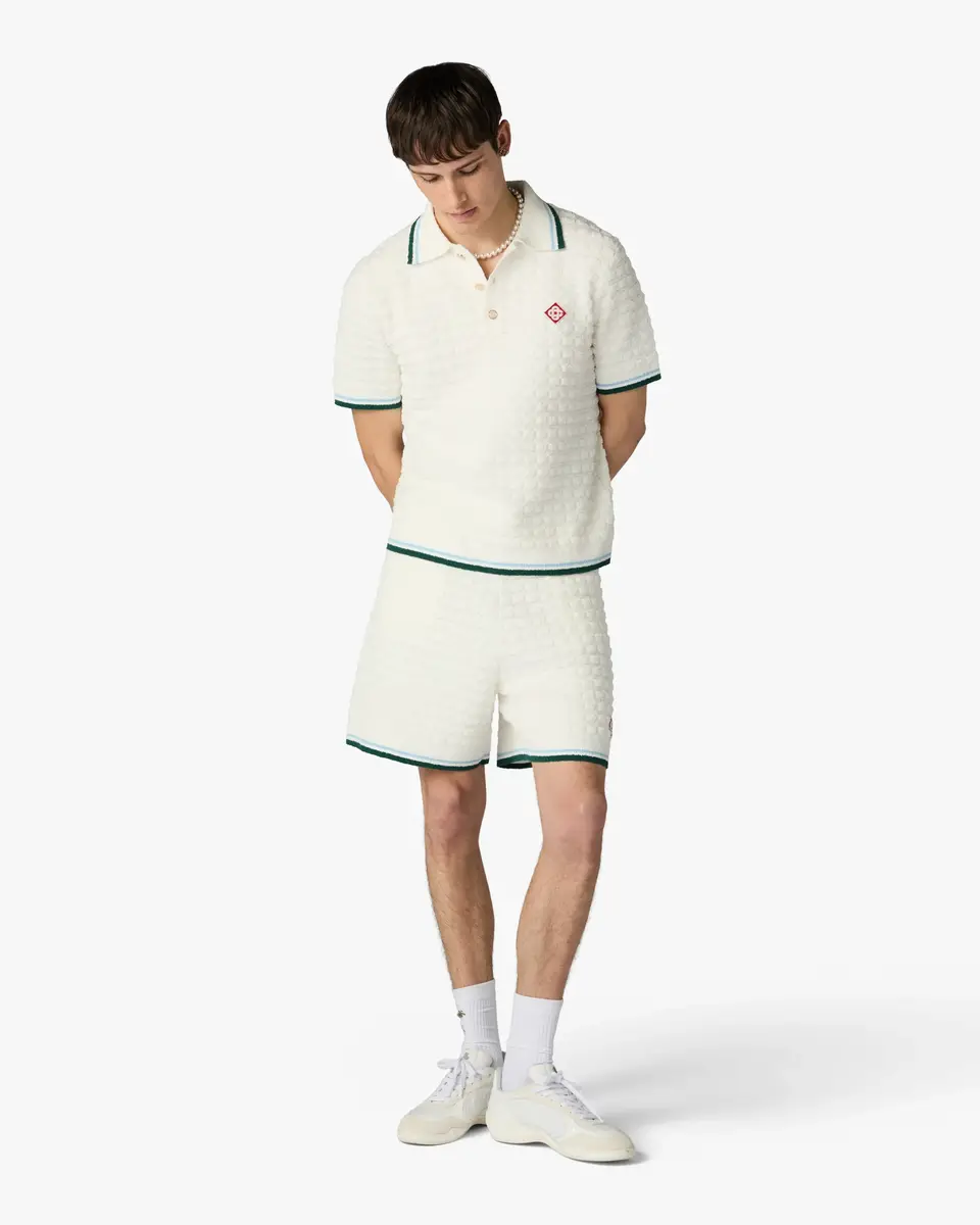 Casablanca White Boucle Shorts | Thumbnail 2 Casablanca White Boucle Shorts | Thumbnail 2